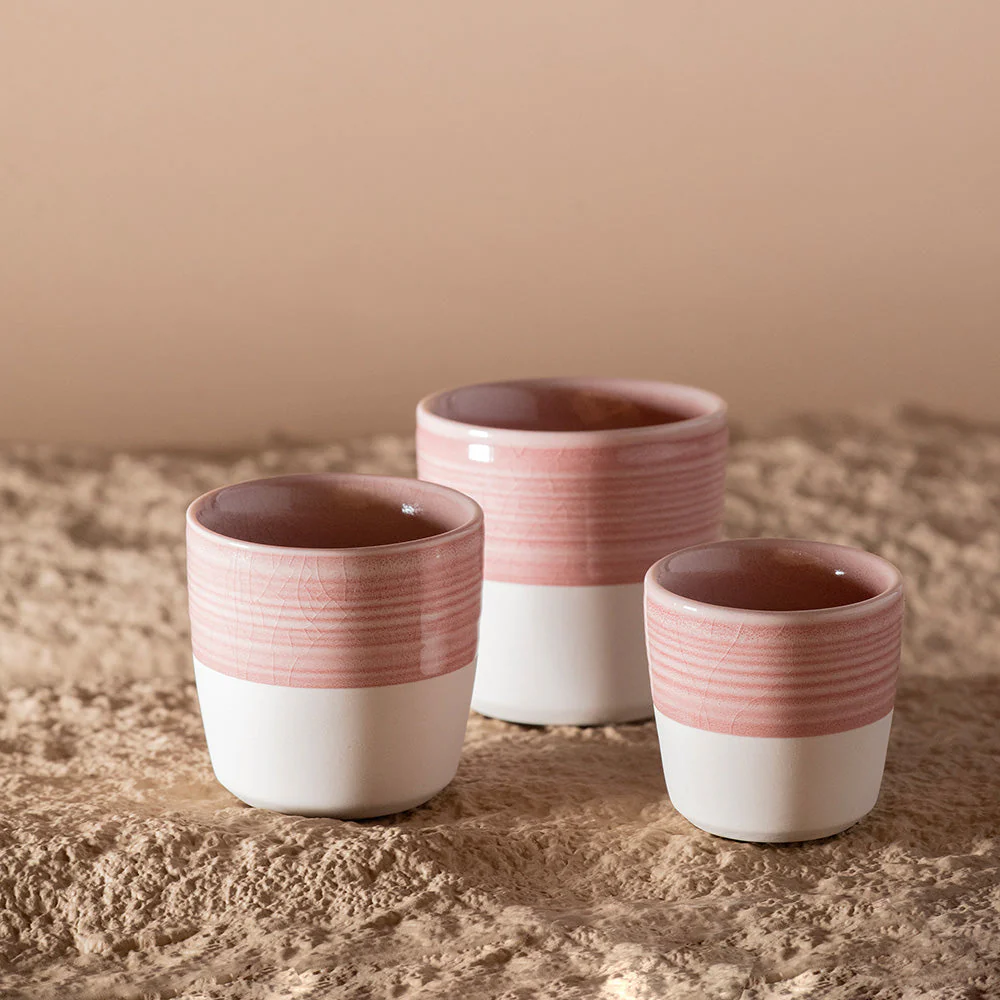 Loveramics Dale Harris Champions Signature Crackle Glaze Cappuccino Cup (200ml) - Pink - Image 3