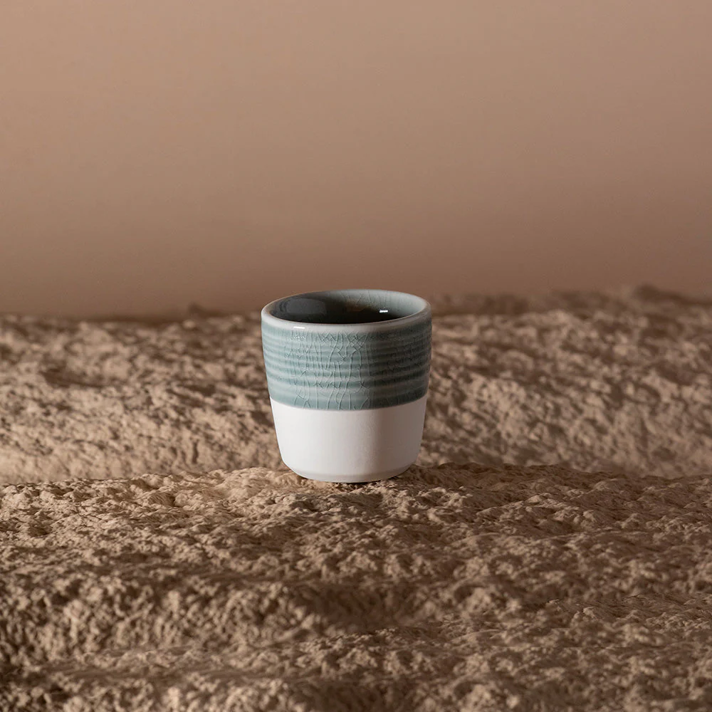 Loveramics Dale Harris Champions Signature Crackle Glaze Espresso Cup (80ml) - Charcoal - Image 2