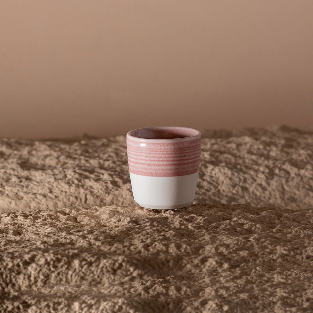 Loveramics Dale Harris Champions Signature Crackle Glaze Espresso Cup (80ml) - Pink - Image 2