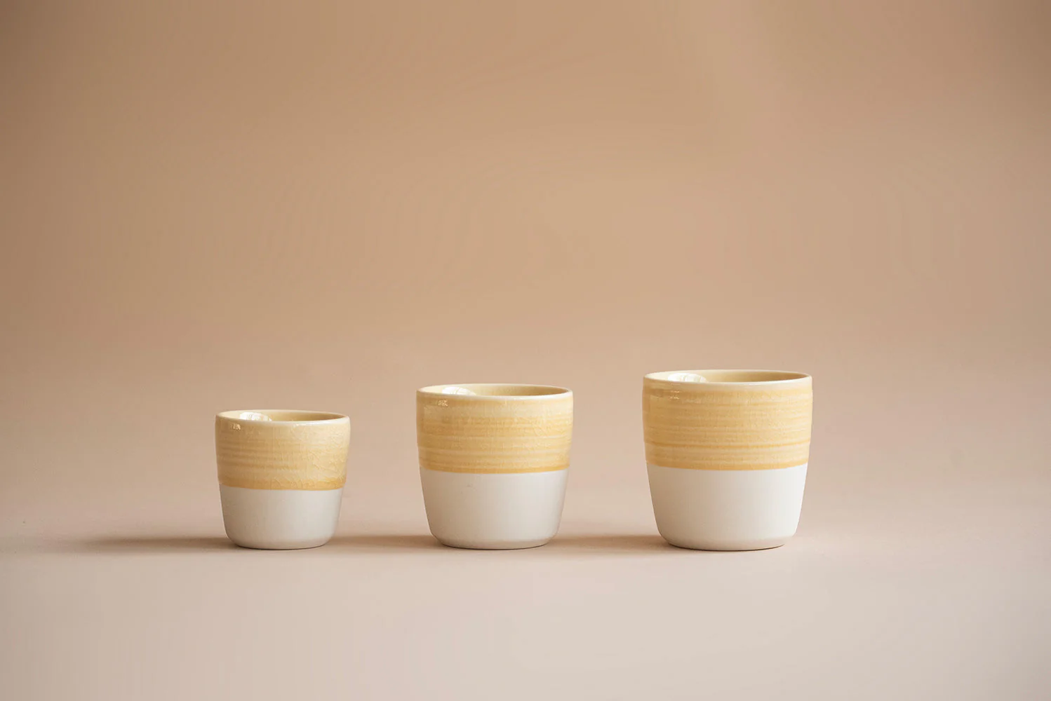 Loveramics Dale Harris Champions Signature Crackle Glaze Espresso Cup (80ml) - Yellow - Image 4