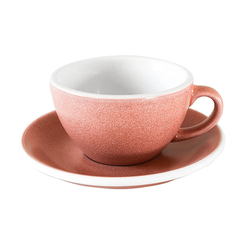 Loveramics Egg Mineral Cappuccino / Flat White Saucer (Cinnabar) 14.5cm - Image 3