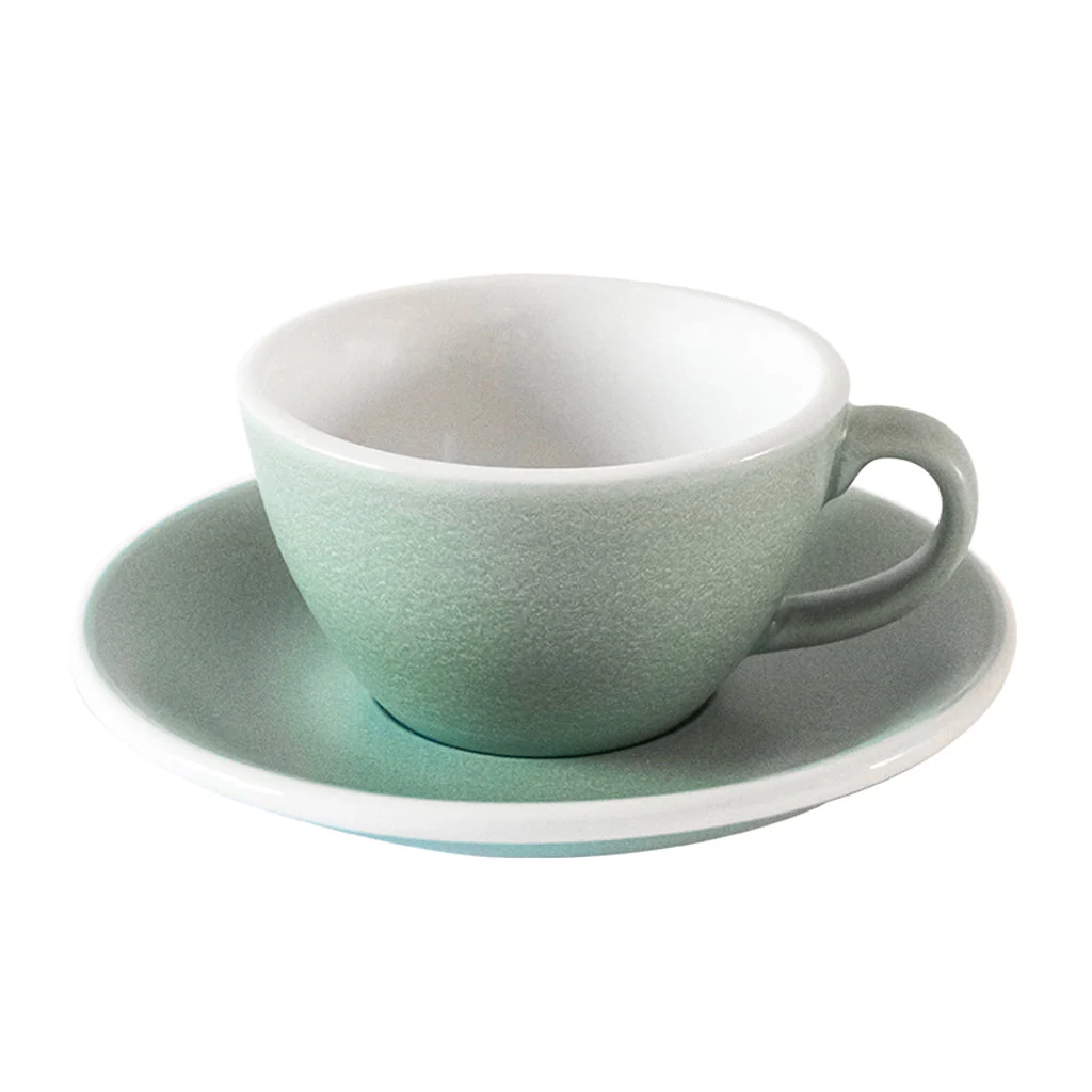 Loveramics Egg Mineral Cappuccino / Flat White Saucer (Emerald) 14.5cm - Image 3