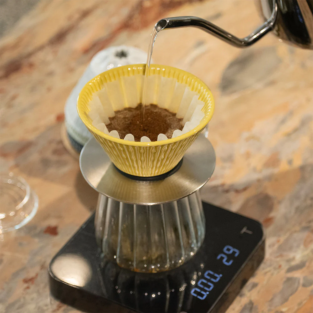 Loveramics Flatbed Coffee Dripper (Yellow) - Image 3