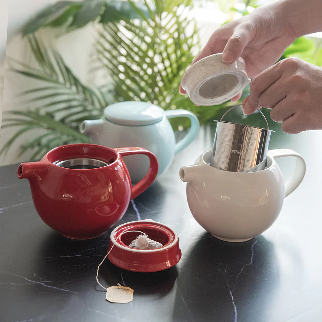 Loveramics Pro Tea Teapot with Infuser (400ml) - River Blue - Image 3