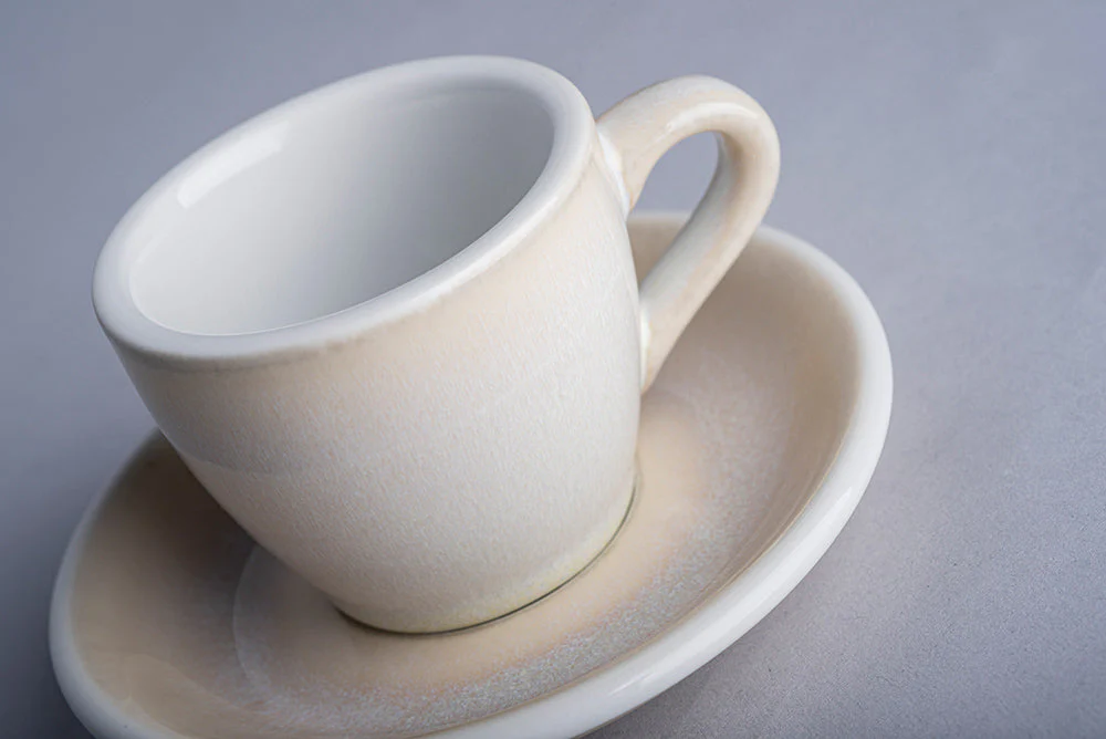 Loveramics Reactive Glaze Potters Espresso Saucer (Ivory) 11.5cm - Image 2